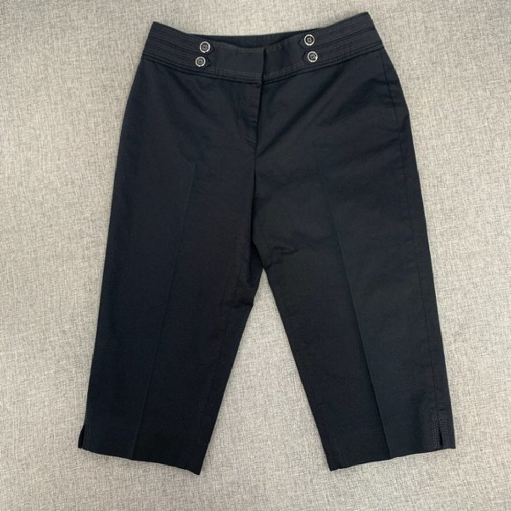 White House Black Market Cropped Pants Slim Pedal Pusher‎ Style 98% Cotton 00